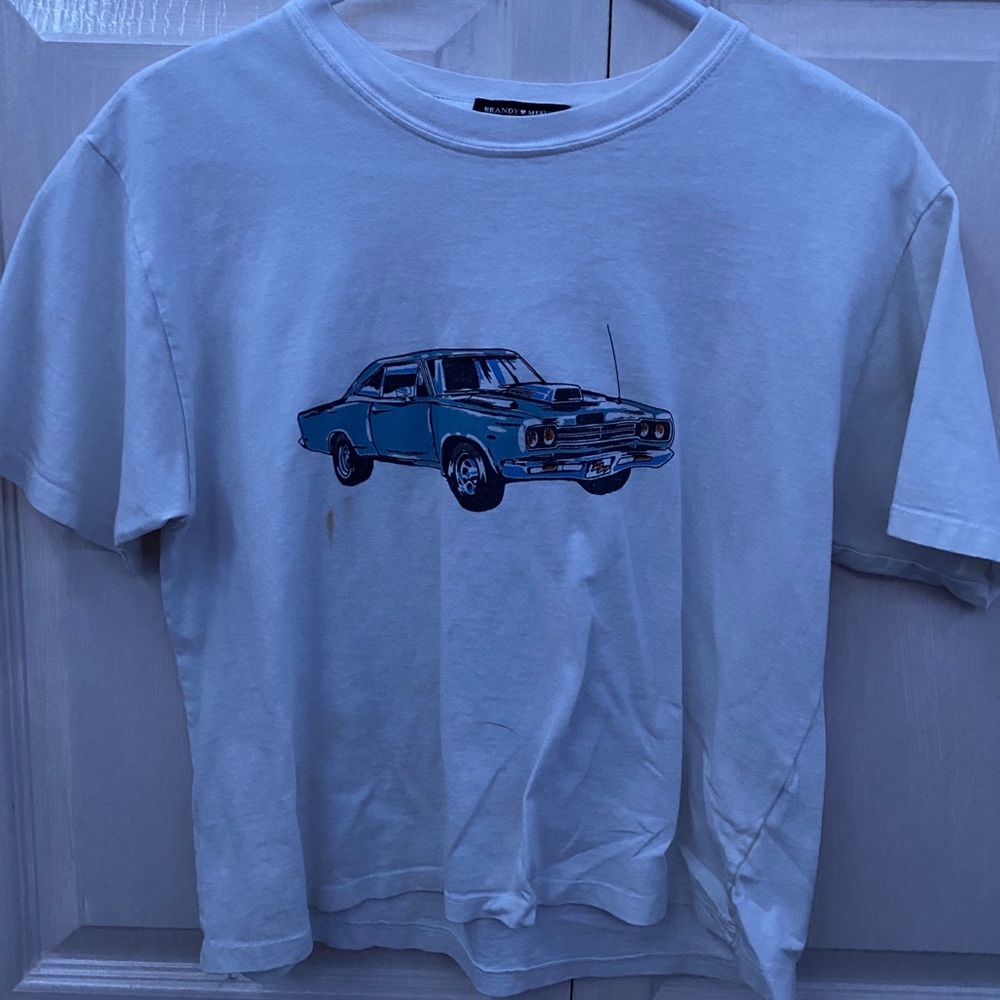 brandy melville vintage car shirt